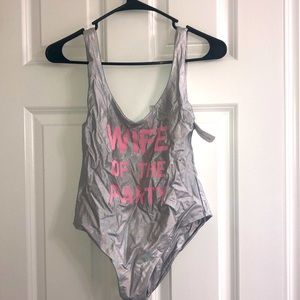 wife of the party bathing suit